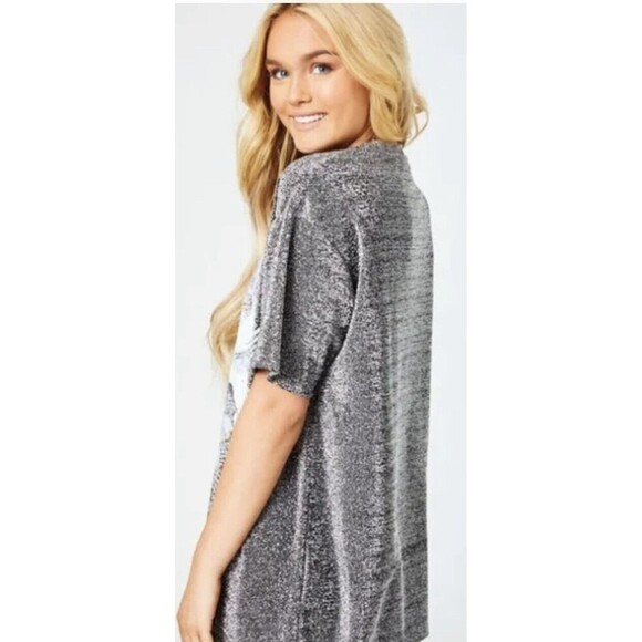 Altar'd State Shimmer Glitter World Tour 1987 Oversized Tee Size XSmall NEW - Picture 4 of 8